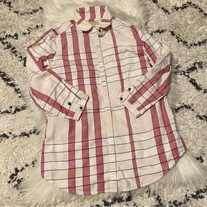 Burberry Plaid Button Down